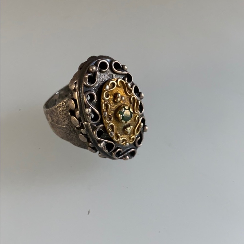 One of a Kind Statement Ring Size 7 Turkish Style